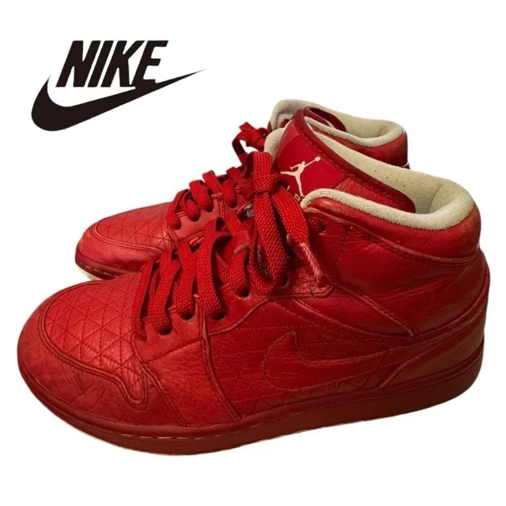 Nike Jordan 1 Phat Premier Varsity Red Men's  375173-600 Hi-Top Sneakers 12 RARE
